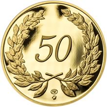 Náhled Averzní strany - Medaile k životnímu výročí 100 let - 1 Oz zlato Proof